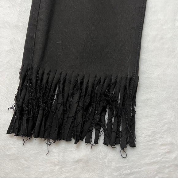 Frame Le High Straight Fringe Hem Jeans Size 26 - Picture 5 of 10